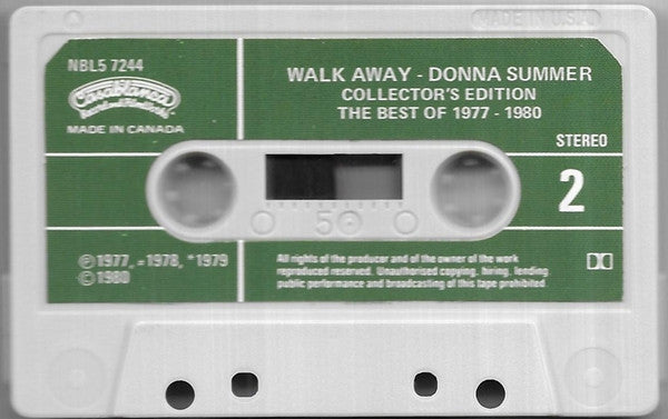 Donna Summer : Walk Away Collector's Edition (The Best Of 1977-1980) (Compilation)
