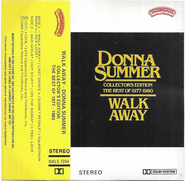 Donna Summer : Walk Away Collector's Edition (The Best Of 1977-1980) (Compilation)