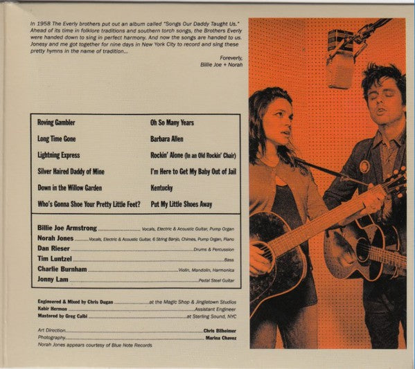 Billie Joe Armstrong + Norah Jones : Foreverly (Album)