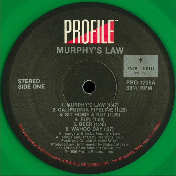 Murphy's Law (2) : Murphy's Law (LP,Album)