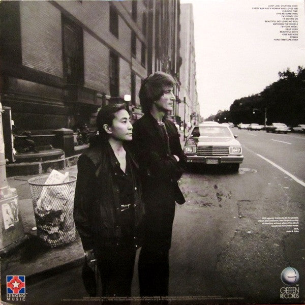 John Lennon & Yoko Ono : Double Fantasy (LP,Album)