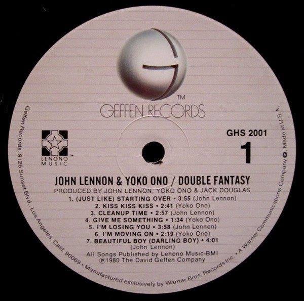 John Lennon & Yoko Ono : Double Fantasy (LP,Album)