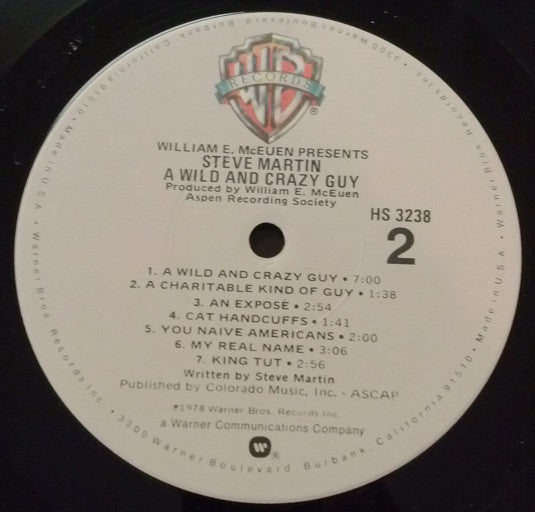 Steve Martin (2) : A Wild And Crazy Guy (LP,Album)