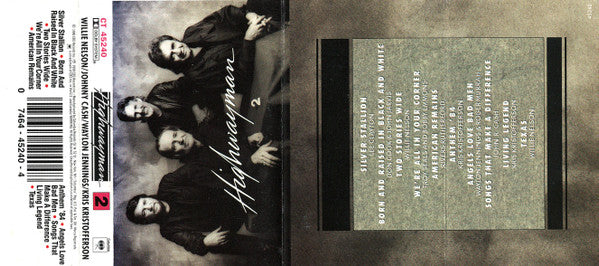 Waylon Jennings, Willie Nelson, Johnny Cash, Kris Kristofferson : Highwayman  2 (Album,Stereo)