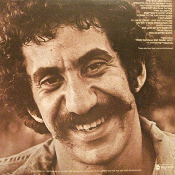 Jim Croce : Photographs & Memories (His Greatest Hits) (LP,Compilation)