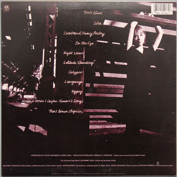 Suzanne Vega : Solitude Standing (LP,Album,Stereo)