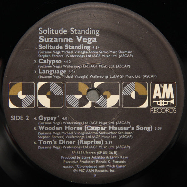 Suzanne Vega : Solitude Standing (LP,Album,Stereo)