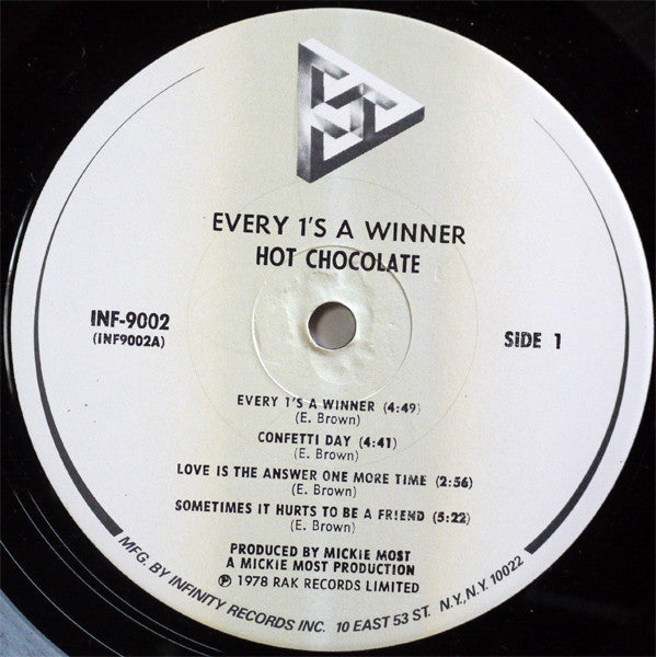 Hot Chocolate : Every 1's A Winner (LP,Album)