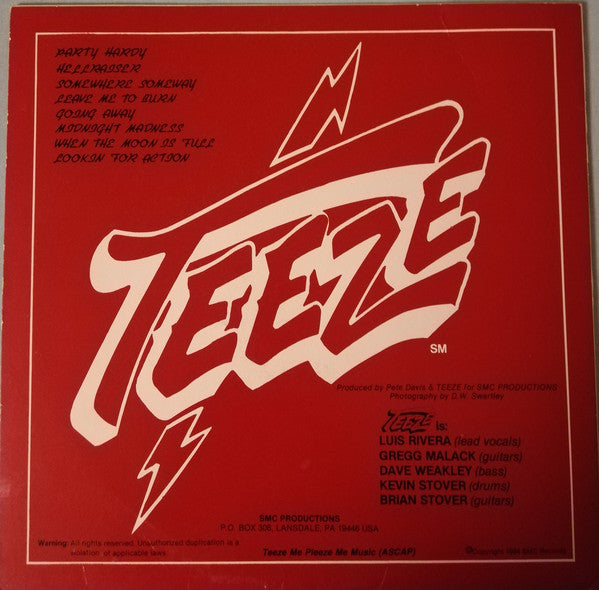 Teeze (3) : Teeze (LP,Album)