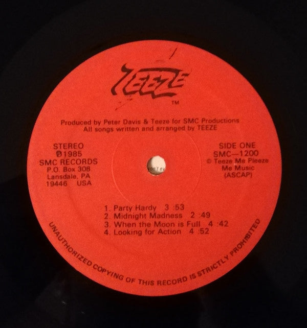 Teeze (3) : Teeze (LP,Album)