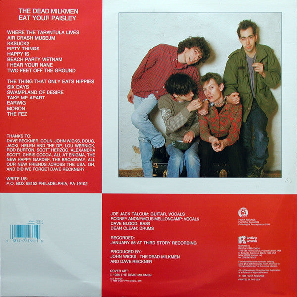 Dead Milkmen, The : Eat Your Paisley (LP,Album)