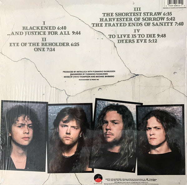 Metallica : ...And Justice For All (LP,Album,Stereo)