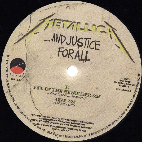 Metallica : ...And Justice For All (LP,Album,Stereo)