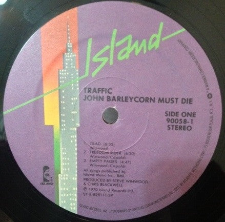 Traffic : John Barleycorn Must Die (LP,Album,Reissue,Stereo)