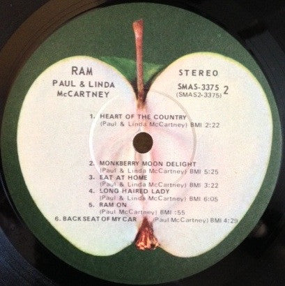 Paul & Linda McCartney : Ram (LP,Album,Stereo)