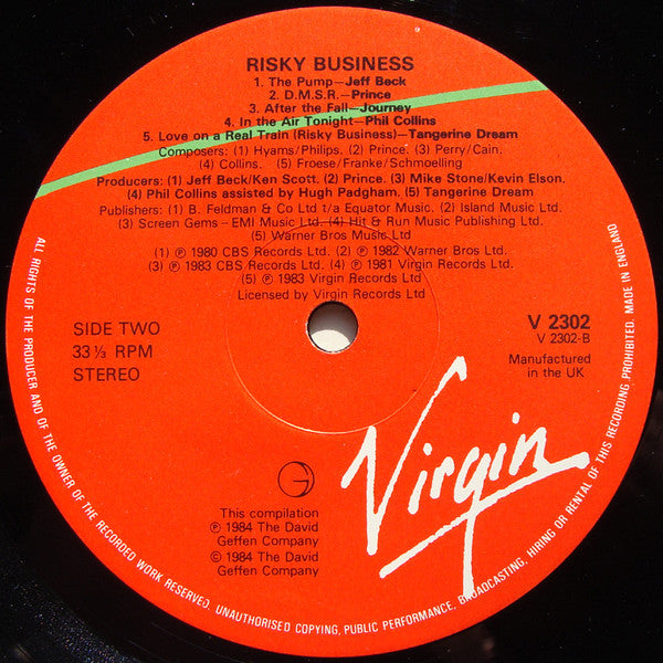 Various : Risky Business (LP,Compilation)