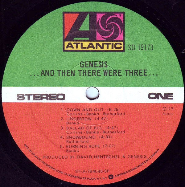 Genesis : ...And Then There Were Three... (LP,Album)