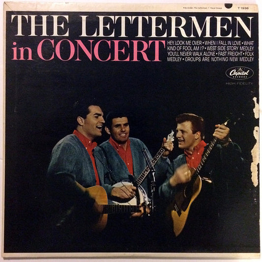 Lettermen, The : The Lettermen In Concert (LP,Mono)