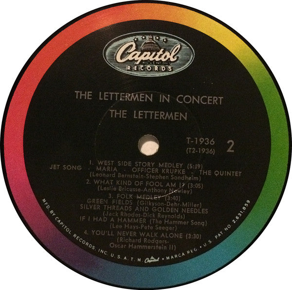 Lettermen, The : The Lettermen In Concert (LP,Mono)