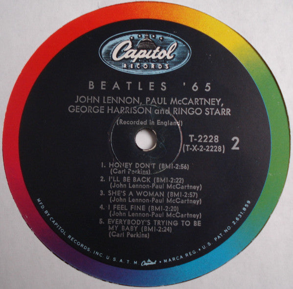 Beatles, The : Beatles '65 (LP,Album,Mono)