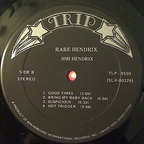 Jimi Hendrix : Rare Hendrix (LP,Album)