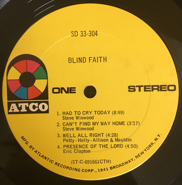 Blind Faith (2) : Blind Faith (LP,Album,Stereo)