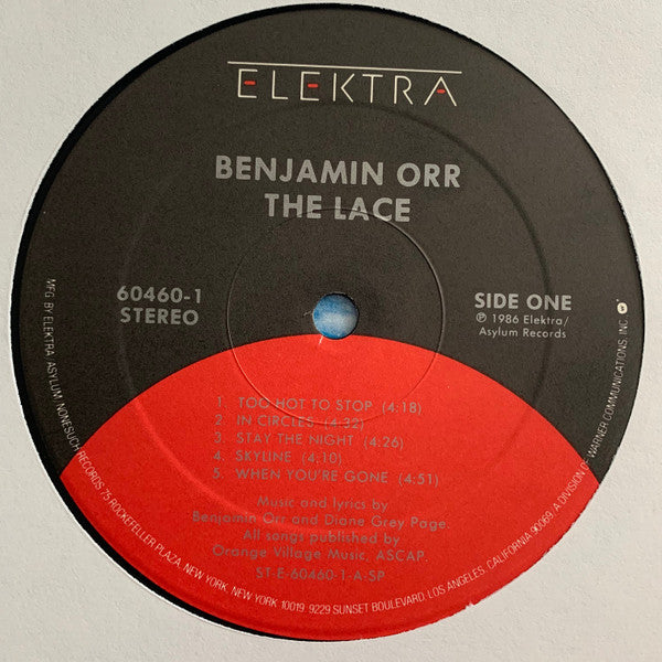 Benjamin Orr : The Lace (LP,Album)