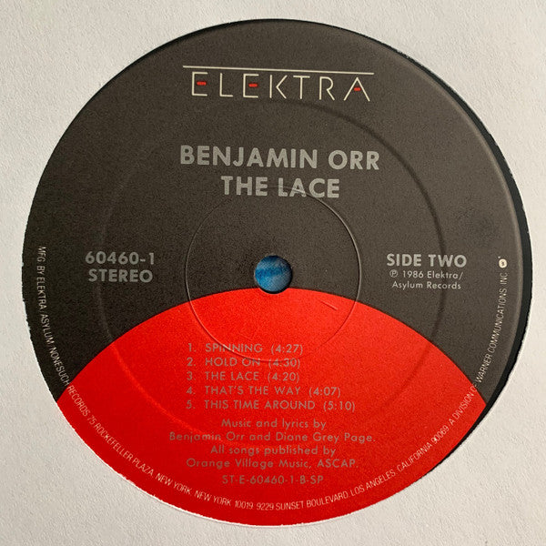 Benjamin Orr : The Lace (LP,Album)
