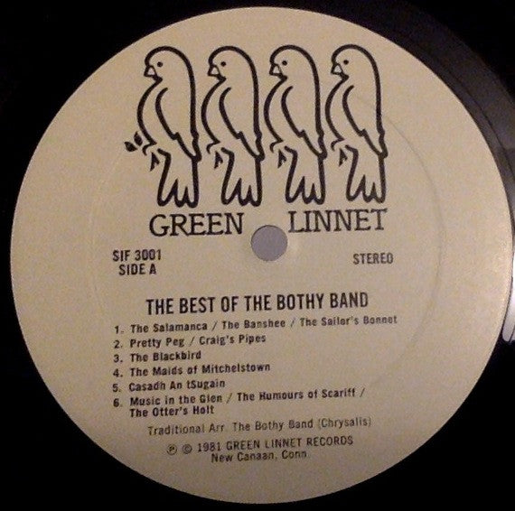 Bothy Band, The : The Best Of The Bothy Band (LP,Compilation,Stereo)