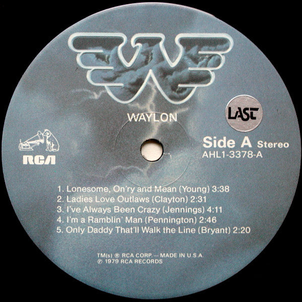 Waylon Jennings : Greatest Hits (LP,Compilation,Repress)