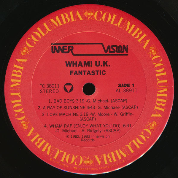 Wham! : Fantastic (LP,Album)