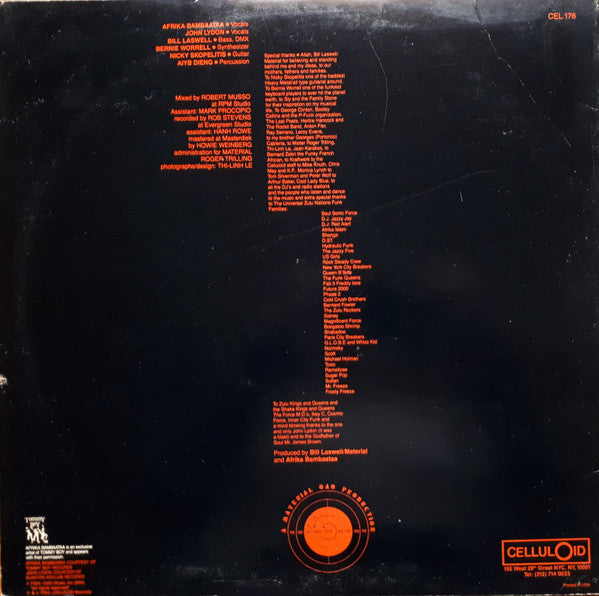 Time Zone : World Destruction (12",33 ⅓ RPM)