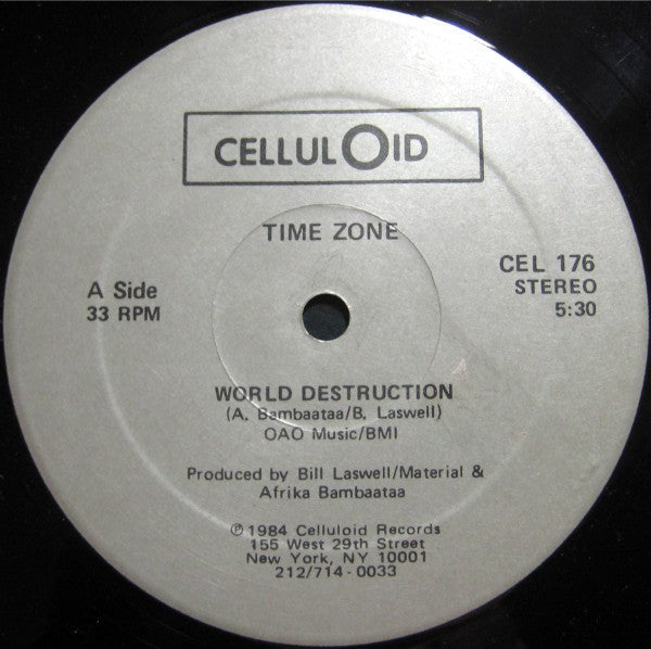 Time Zone : World Destruction (12",33 ⅓ RPM)