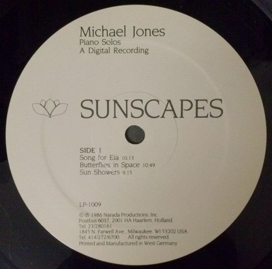 Michael Jones : Sunscapes (LP,Album)