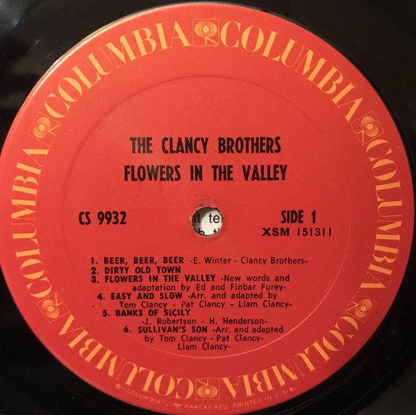 Clancy Brothers, The : Flowers In The Valley (LP,Album,Reissue,Stereo)