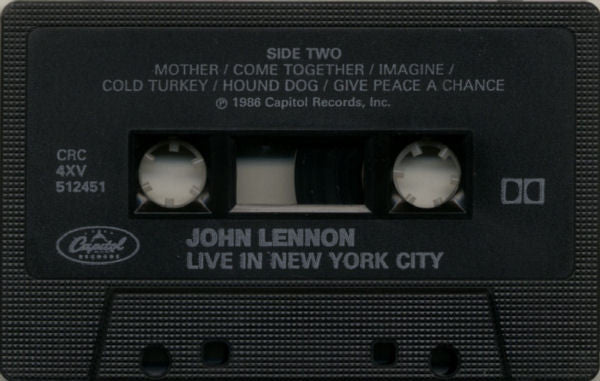 John Lennon : Live In New York City (Album,Club Edition)