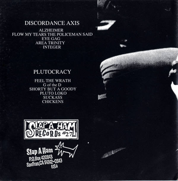 Discordance Axis / Plutocracy : Split EP (7",45 RPM,EP)