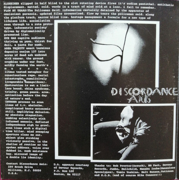 Discordance Axis / Plutocracy : Split EP (7",45 RPM,EP)