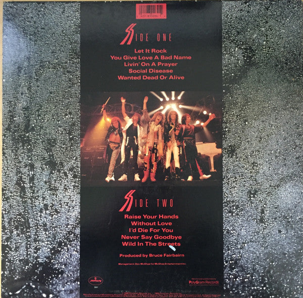 Bon Jovi : Slippery When Wet (LP,Album,Stereo)