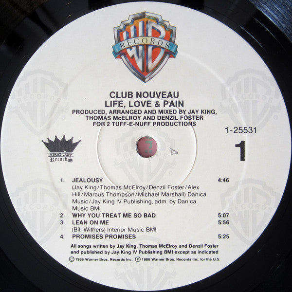 Club Nouveau : Life, Love & Pain (LP,Album)