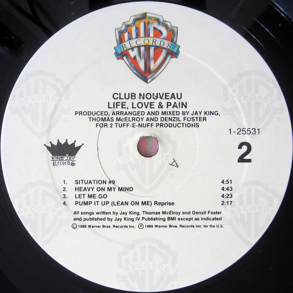 Club Nouveau : Life, Love & Pain (LP,Album)