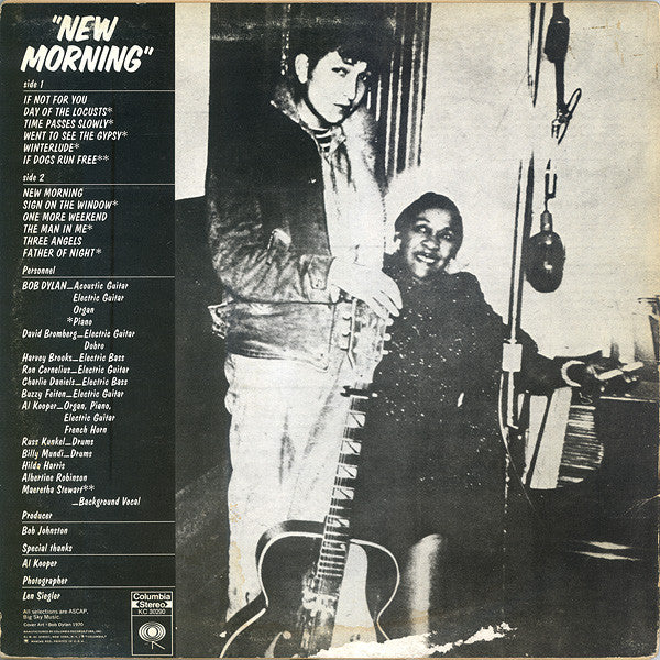 Bob Dylan : New Morning (LP,Album,Stereo)