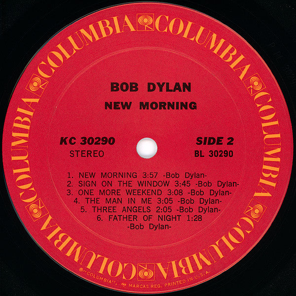 Bob Dylan : New Morning (LP,Album,Stereo)
