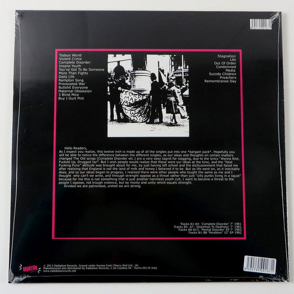 Disorder (3) : The Singles Collection (LP,Compilation,Reissue)