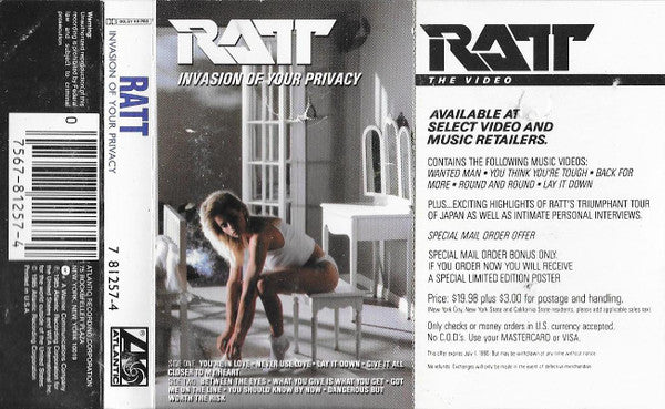 Ratt : Invasion Of Your Privacy (Album)