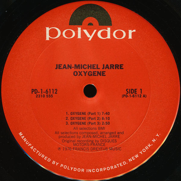 Jean-Michel Jarre : Oxygène (LP,Album)