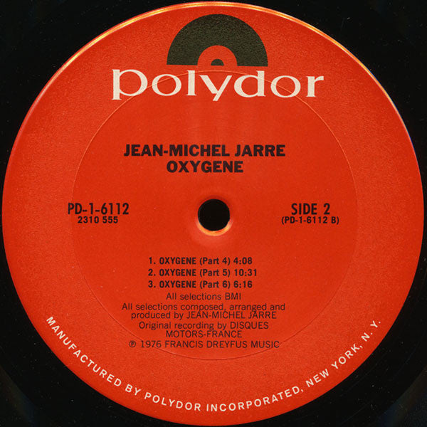 Jean-Michel Jarre : Oxygène (LP,Album)