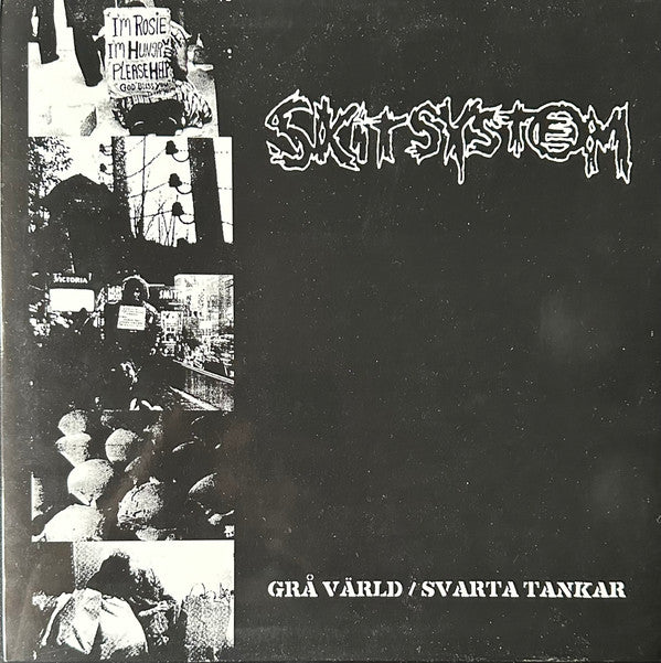 Skitsystem : Grå Värld / Svarta Tankar (LP,Album)