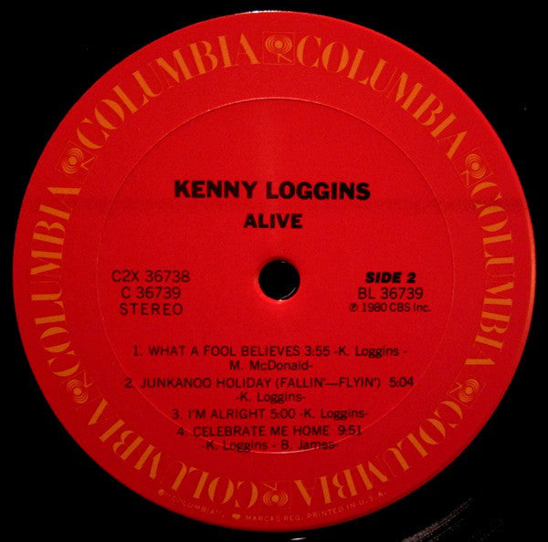 Kenny Loggins : Alive (LP,Album)