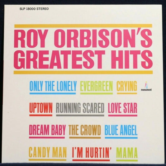 Roy Orbison : Roy Orbison's Greatest Hits (LP,Stereo,Compilation,Reissue)